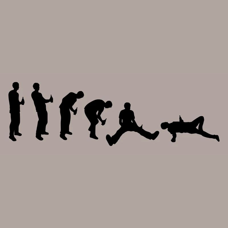 Drunk evolution