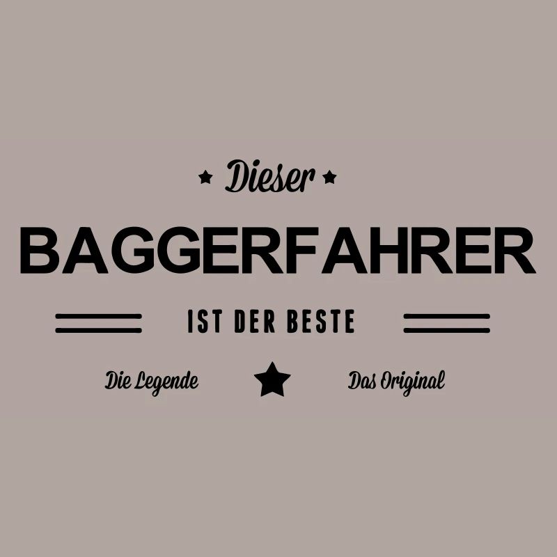 Bester Baggerfahrer