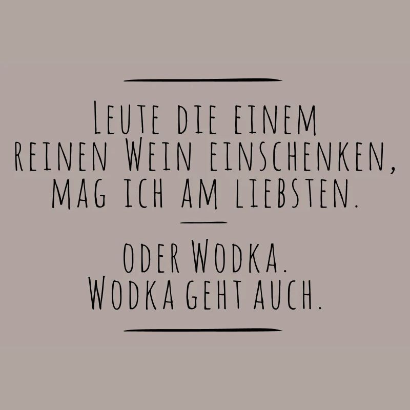 Wein oder Wodka
