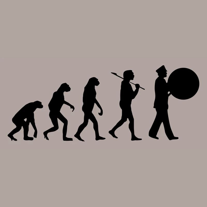 Evolution drum funny marching band