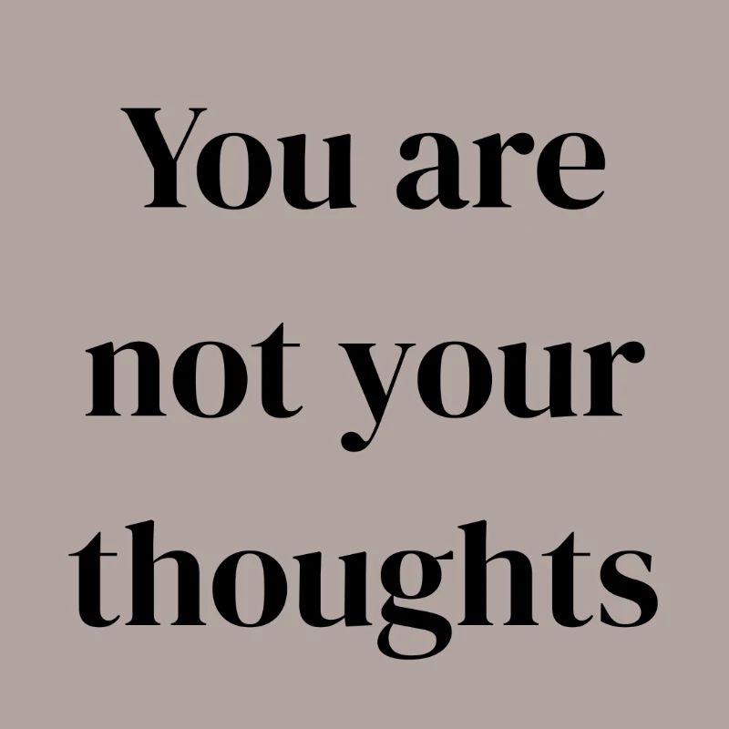 You are