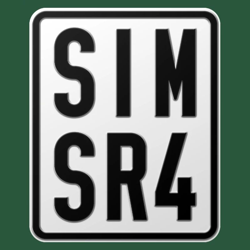 Simson SR4 Moped Kennzeichen