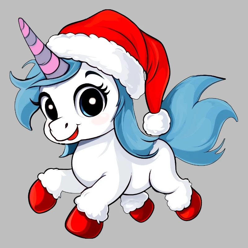 Einhörner Weihnachten