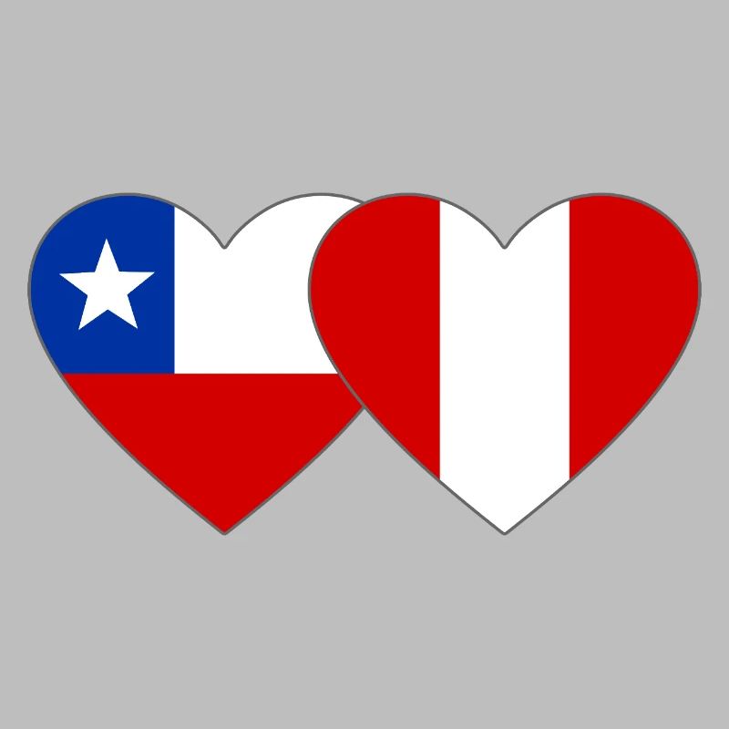Chile_Peru_Flagge_Herz
