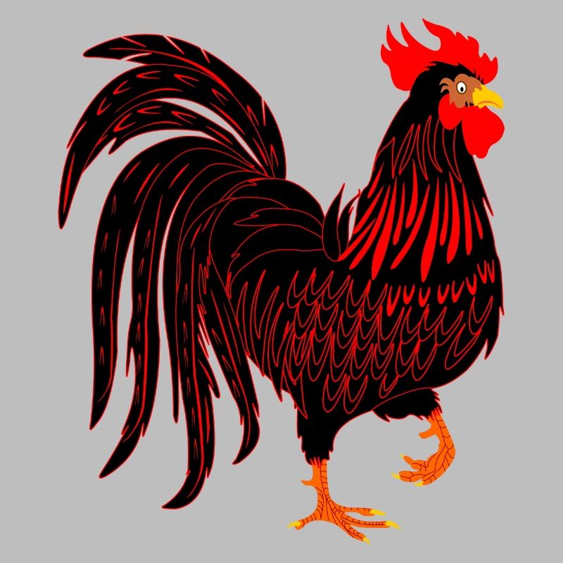 Schwarzer Hahn Coq