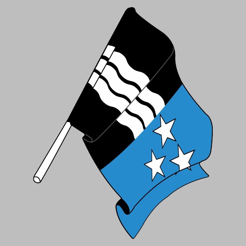 Flagge Aargau Schweiz