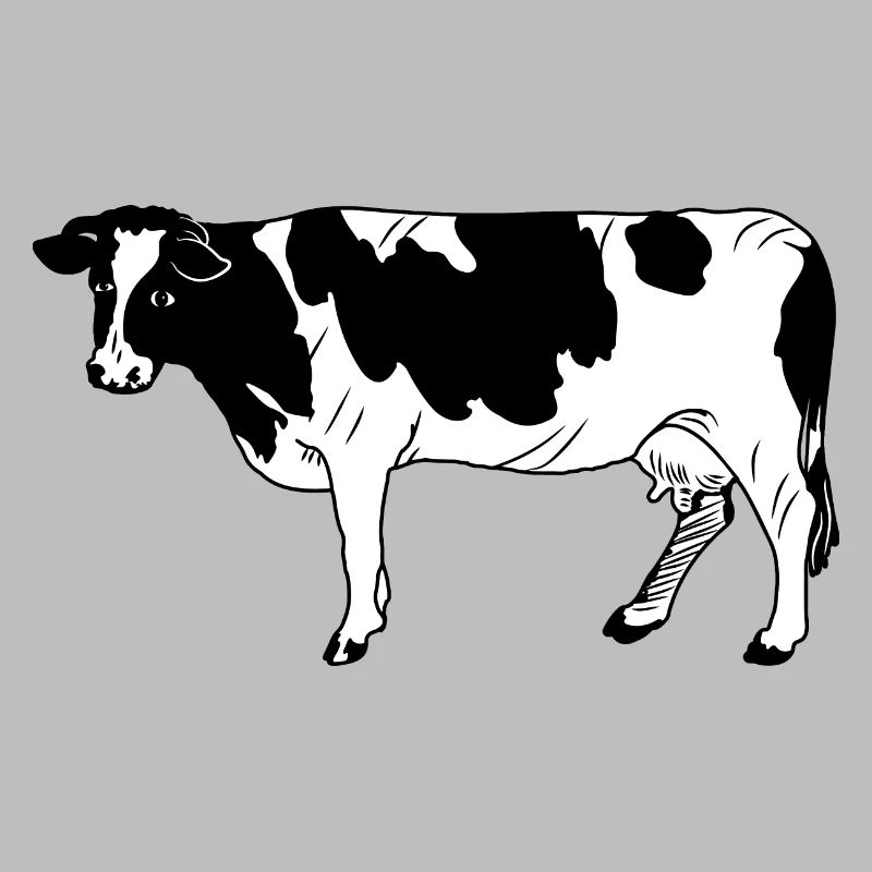 Kuh schwarzpelzig