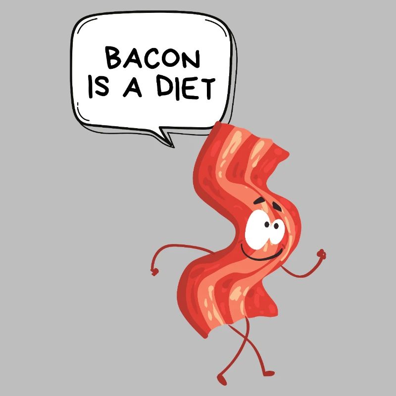Bacon-Diät-Cartoon