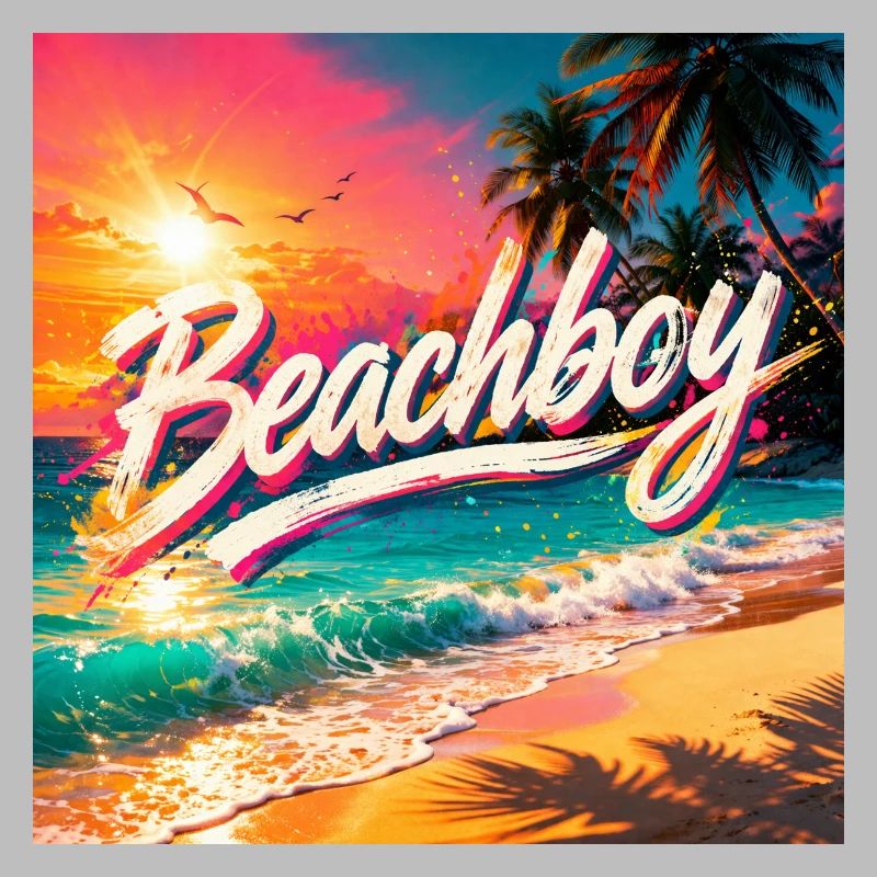 Beachboy Neon Sunset