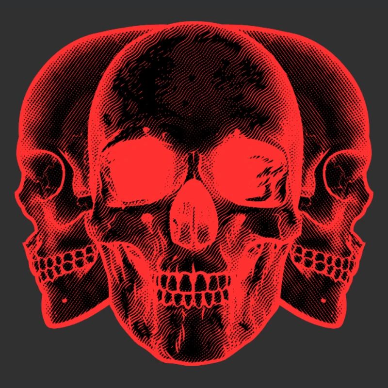 Red skulls