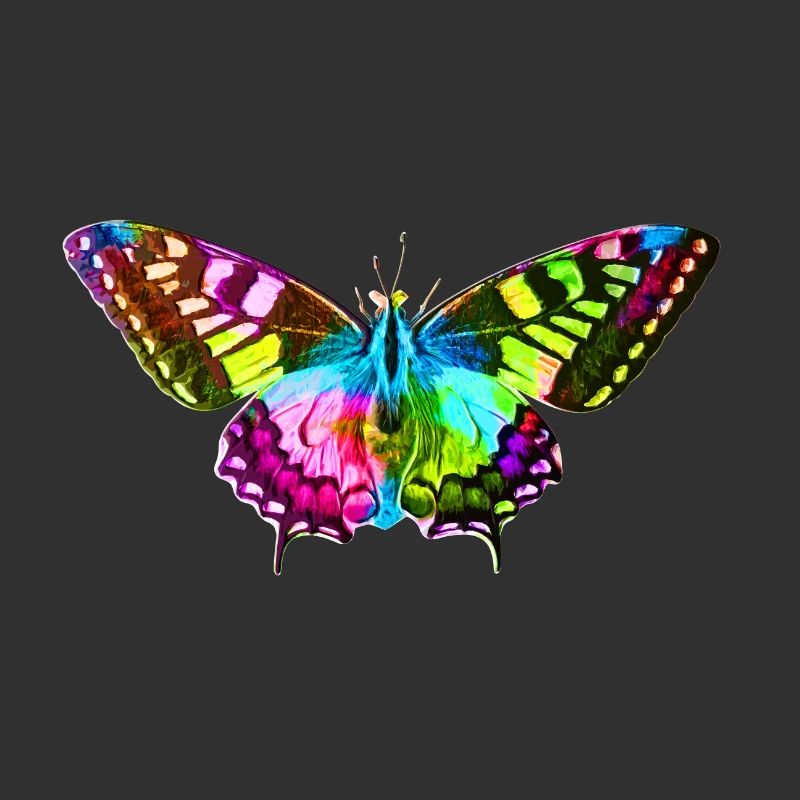 Bunter Schmetterling