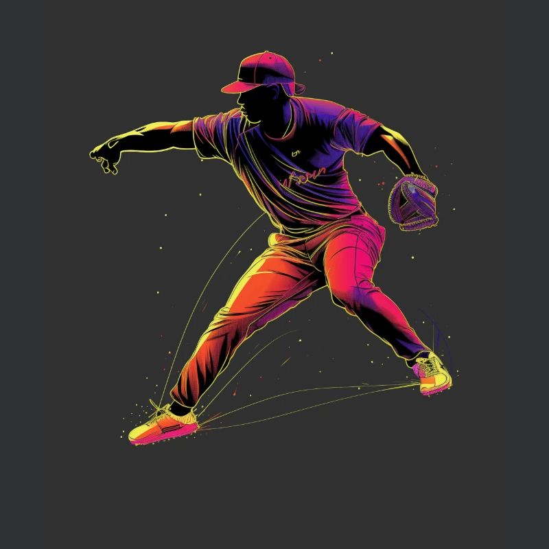 Baseballer Retrowave