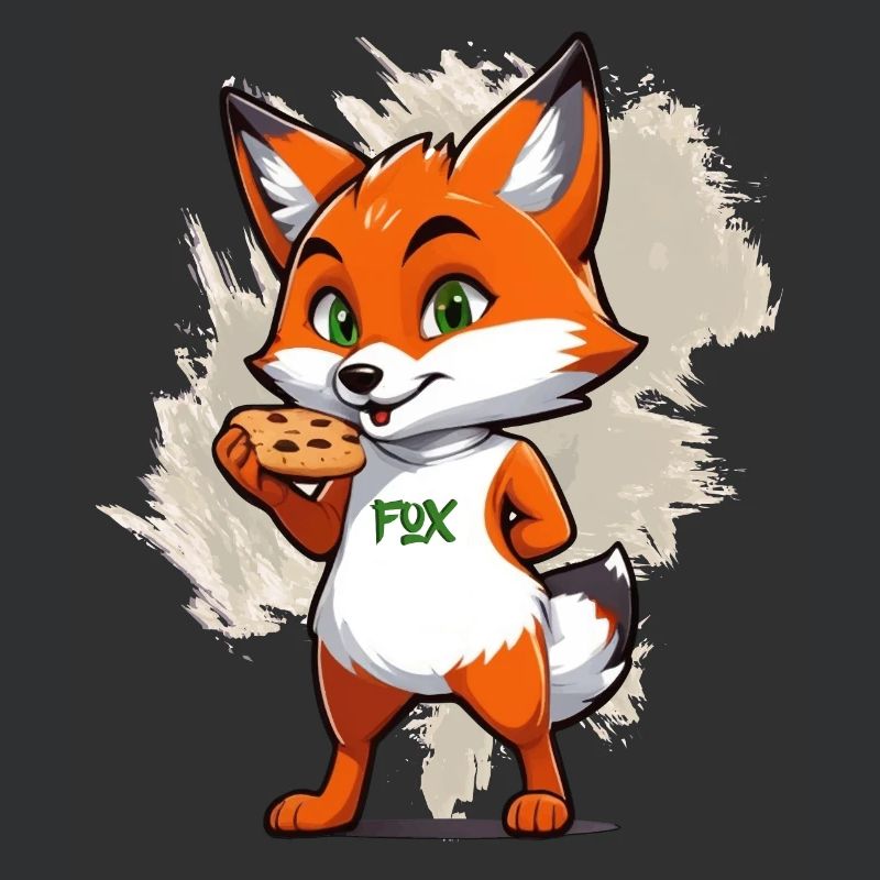 Fox with biscuits