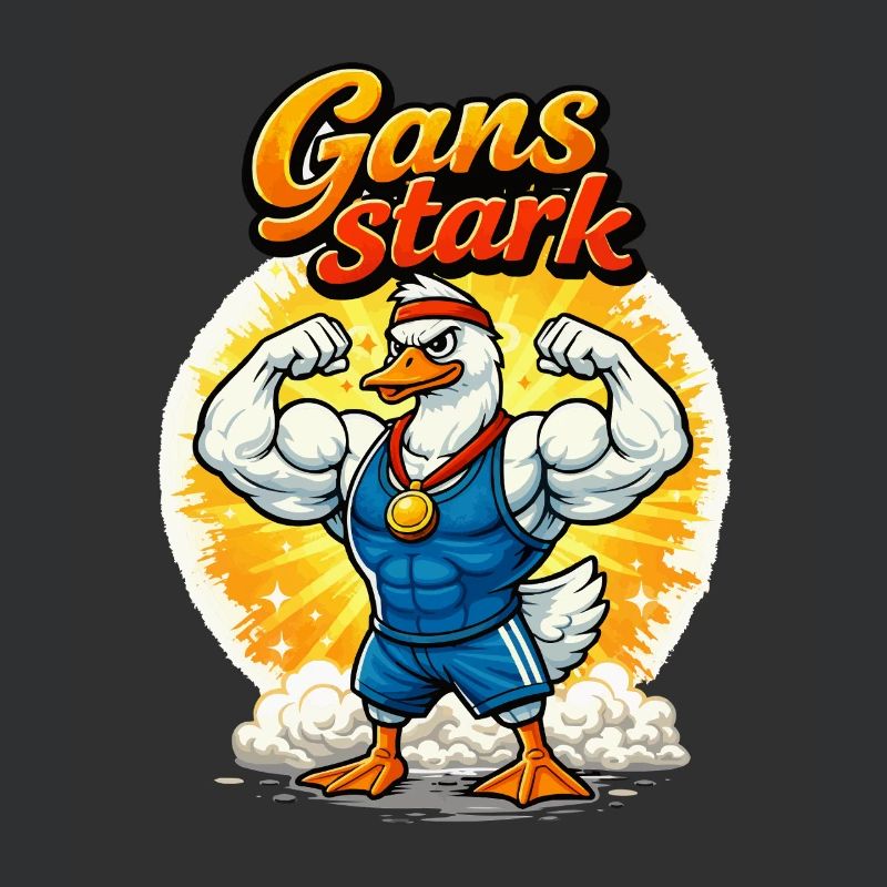 Gans Stark Muskelheld