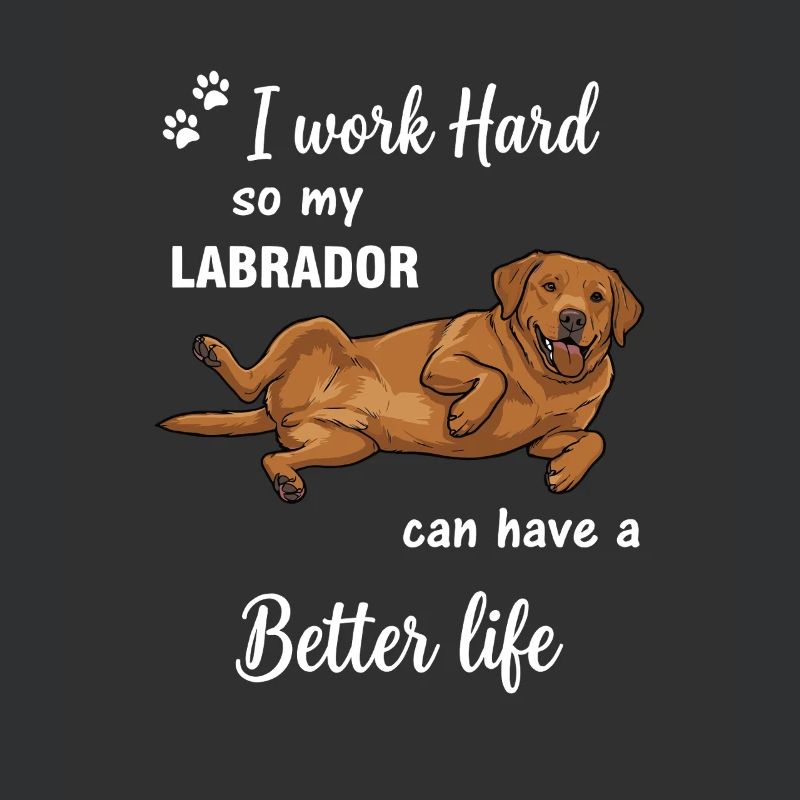 Echte Labrador Liebe Hundebesitzer Statement