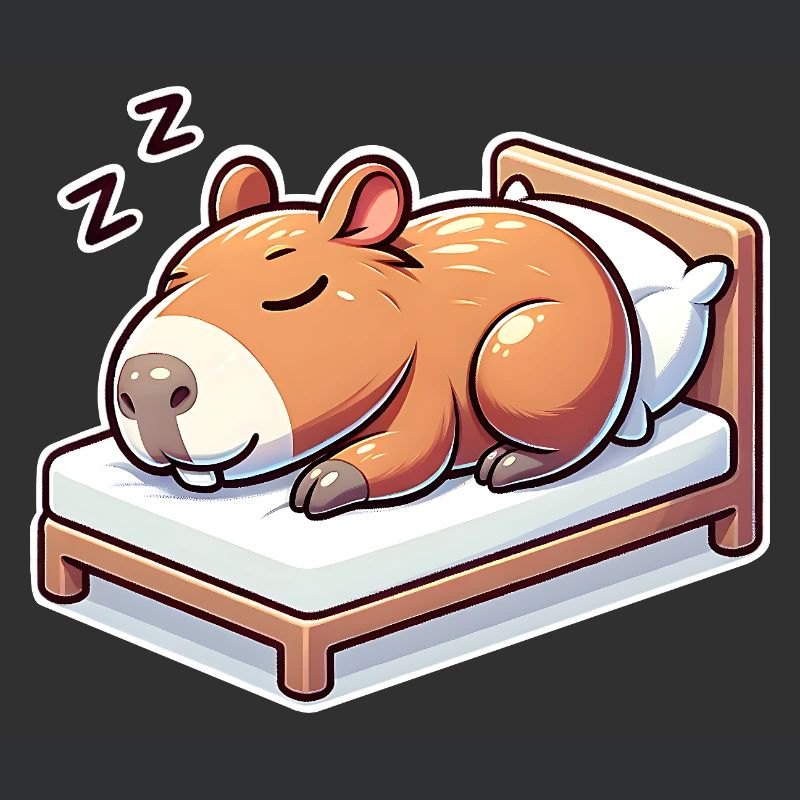 Schlafender Capybara