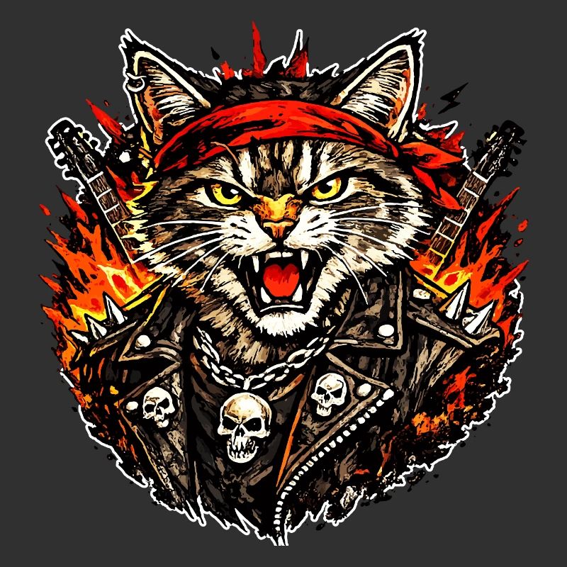 Rocker Katze