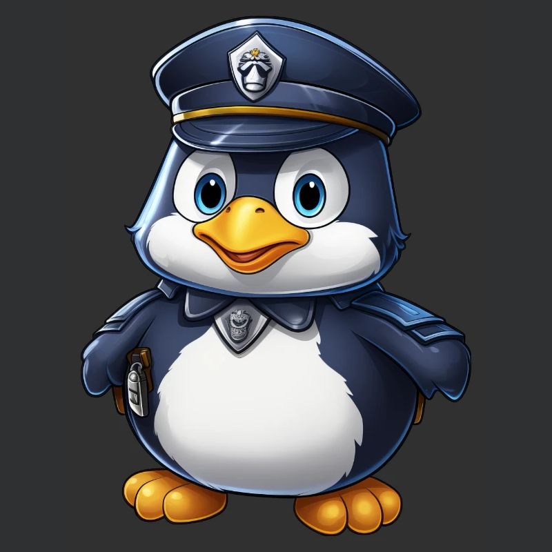Policier pingouin