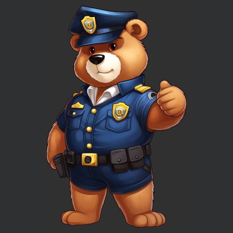 Bärchen Polizei