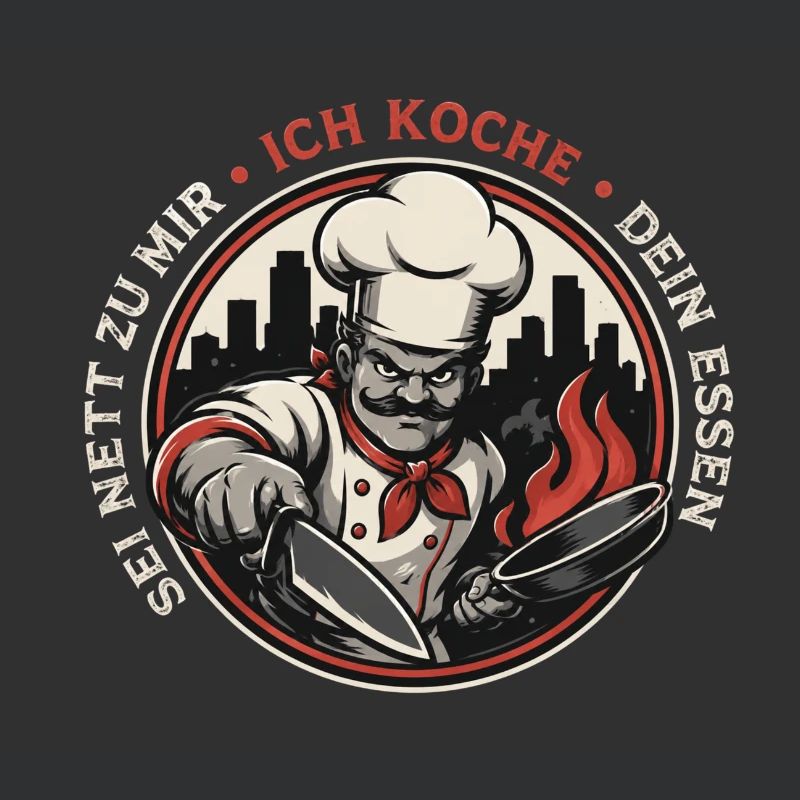 Küchenchef Feuerbadge Retro