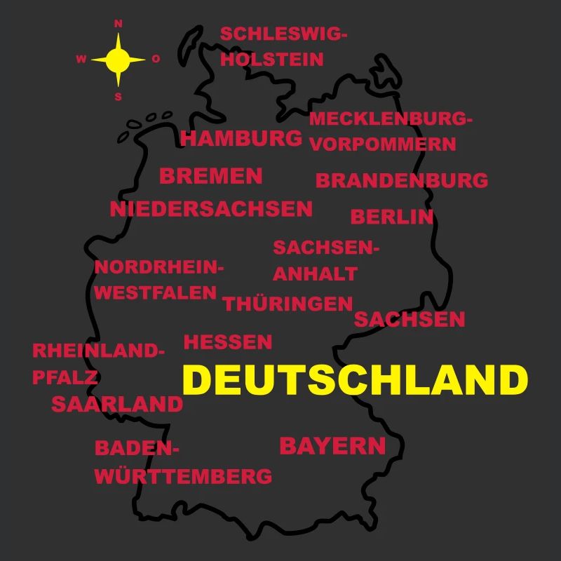 deutschland land karte