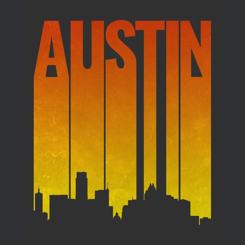 Austin Skyline Evening Light