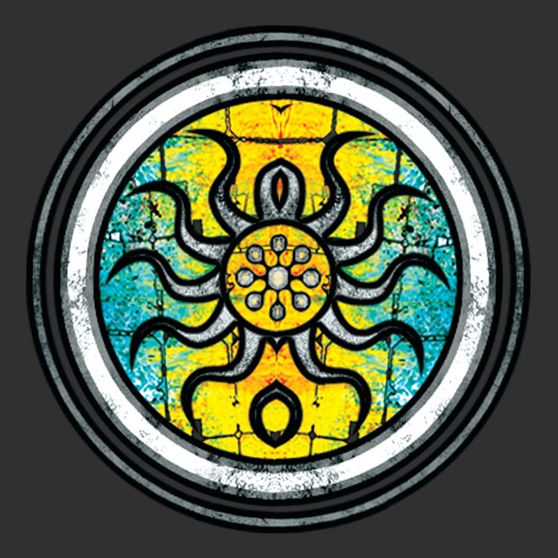 Abstract Octopus with Mandala Pattern