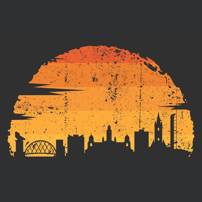 Sonnenuntergang Skyline Silhouette