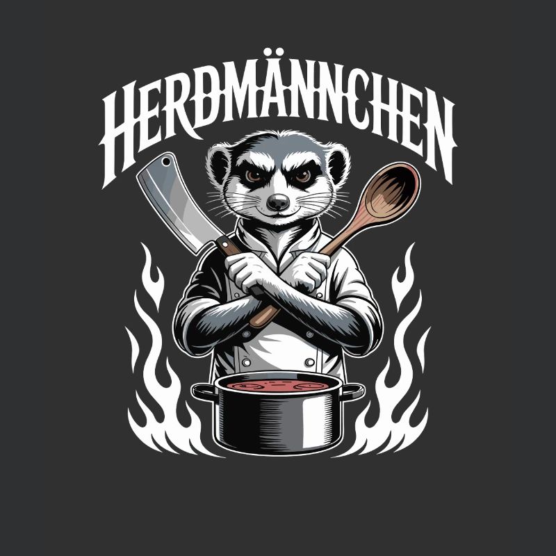 Herdmannchen Kochen Lustiger Koch Herdmannchen