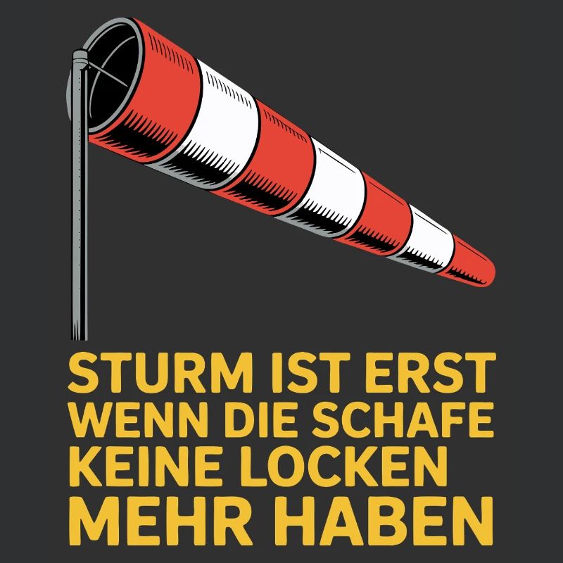 Sturmtext mit Windsock