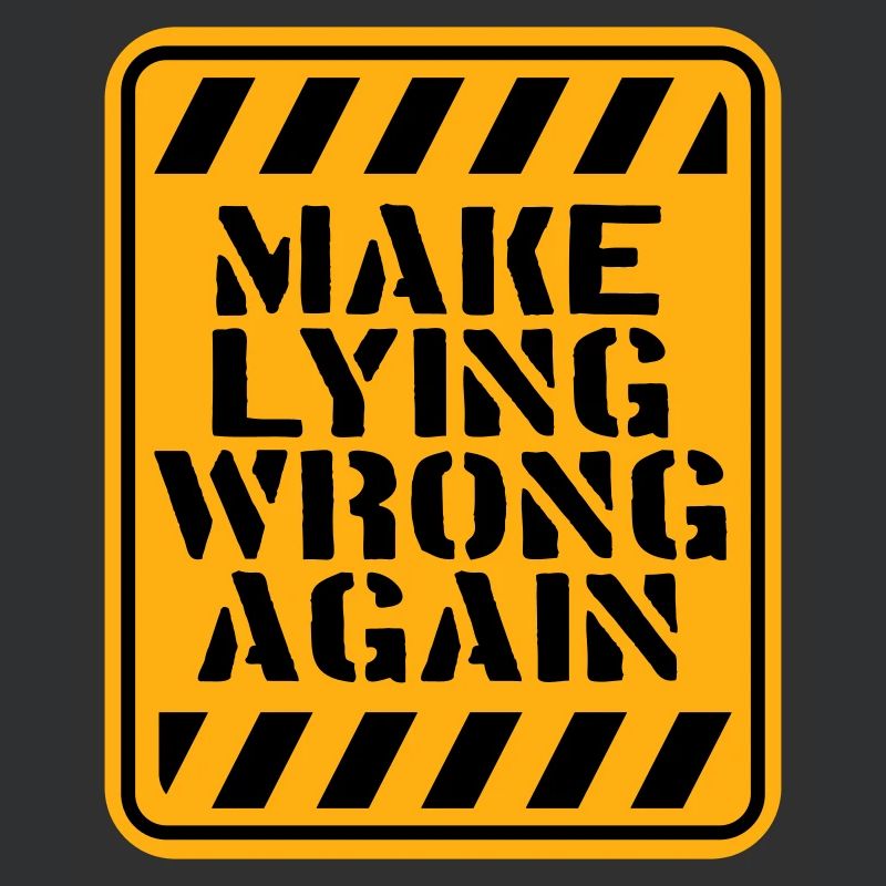 Logo de déclaration politique « Make Fooling Wrong Again »