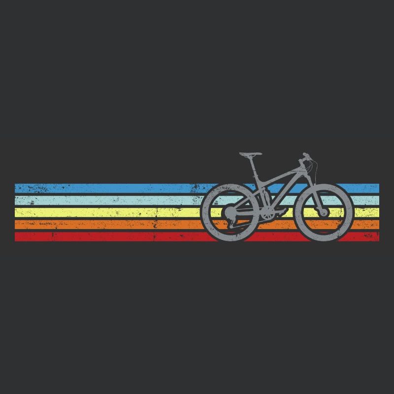 Rainbow Stripes Bicycle