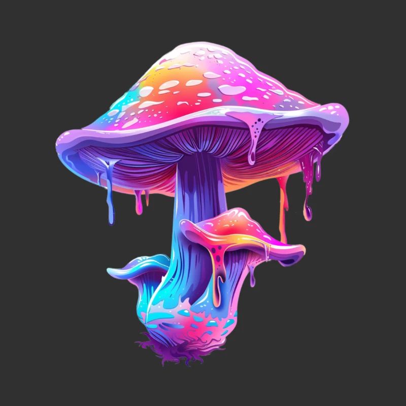 Farbiger Pilz