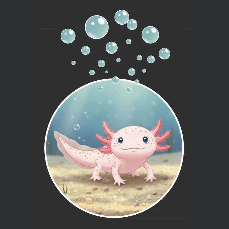 T-Shirt-Design „Axolotl“