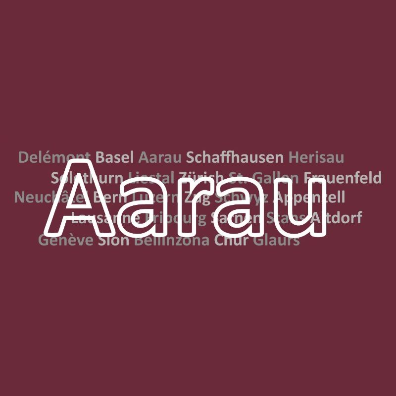 Schweizer Städte Aarau