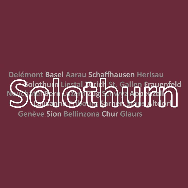Schweizer Städte Solothurn