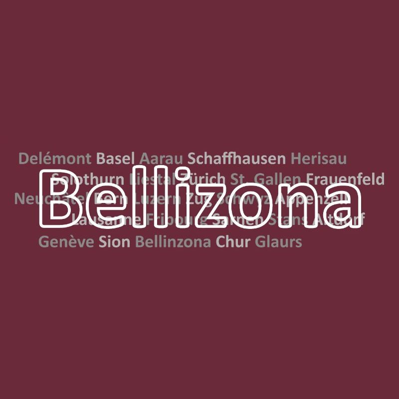 Schweizer Städte Bellizona