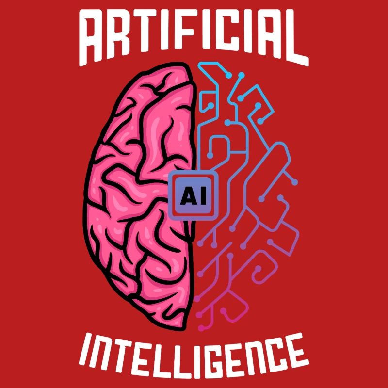 Artificial Intelligence Brain Tech Design
