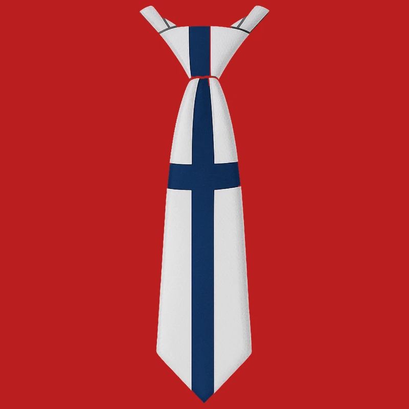 Finnland-Krawatte – Flaggendesign