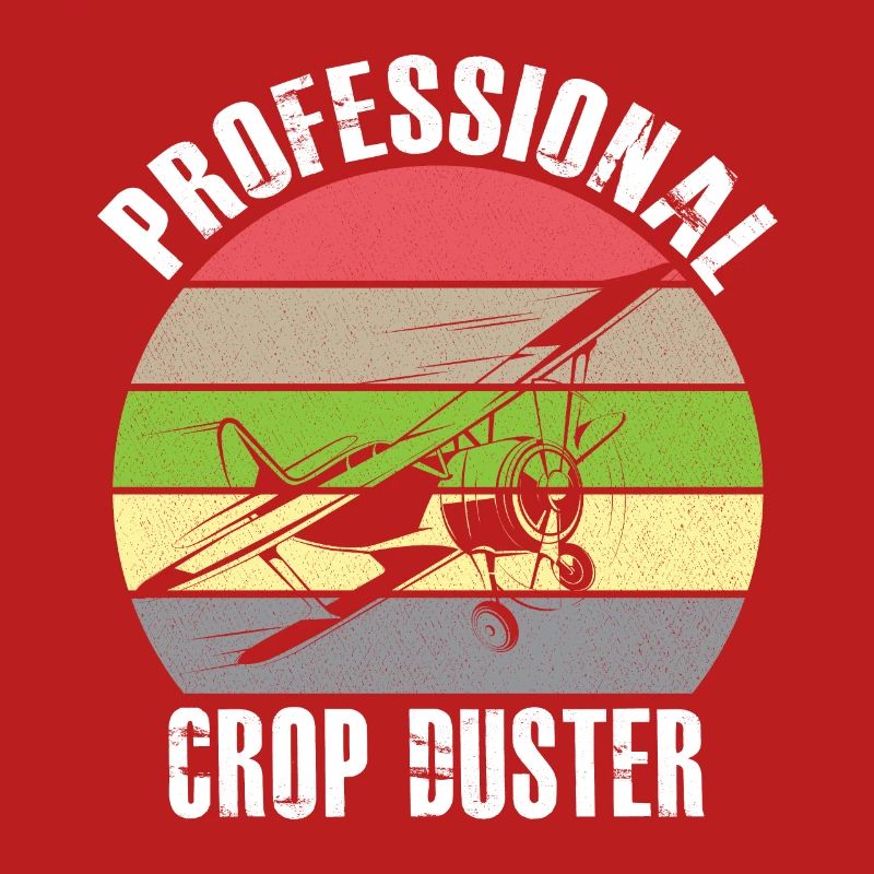 Cropdusting in Progress Crop Dusting Duster Plane