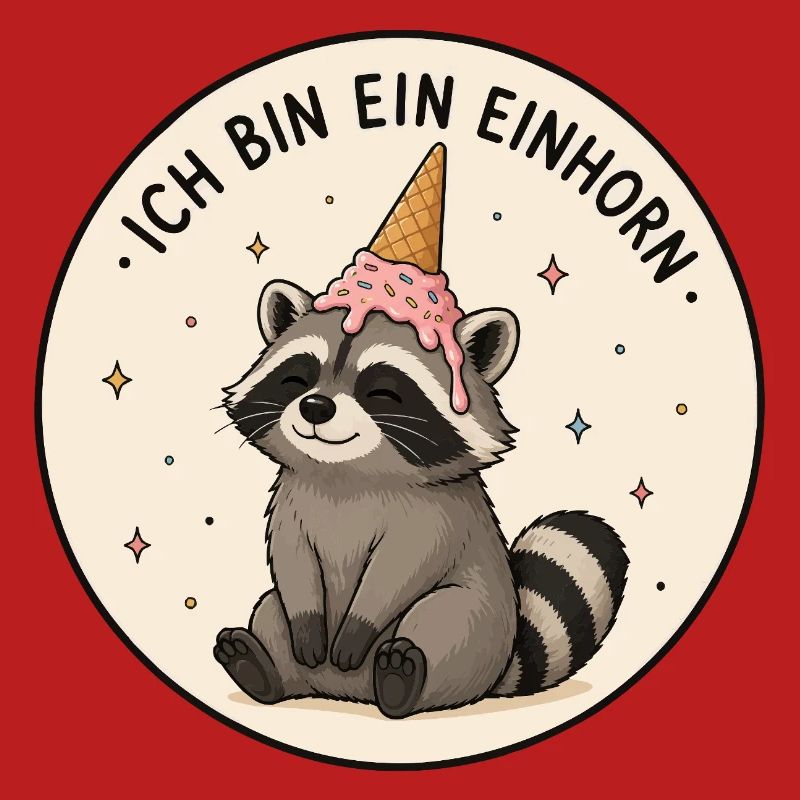 Einhorn Waschbär