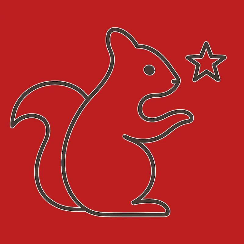 Eichhörnchen Sternenzauber