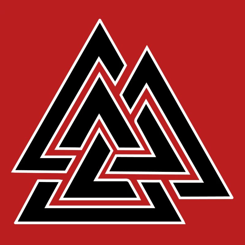 Triangular intertwined pattern