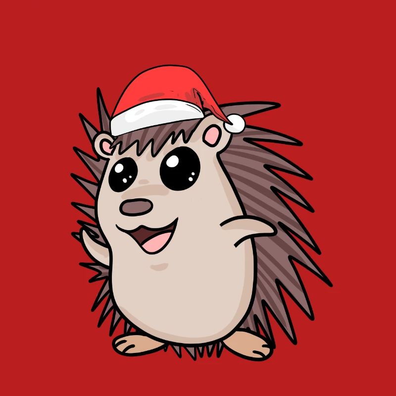 Igel Weihnachten