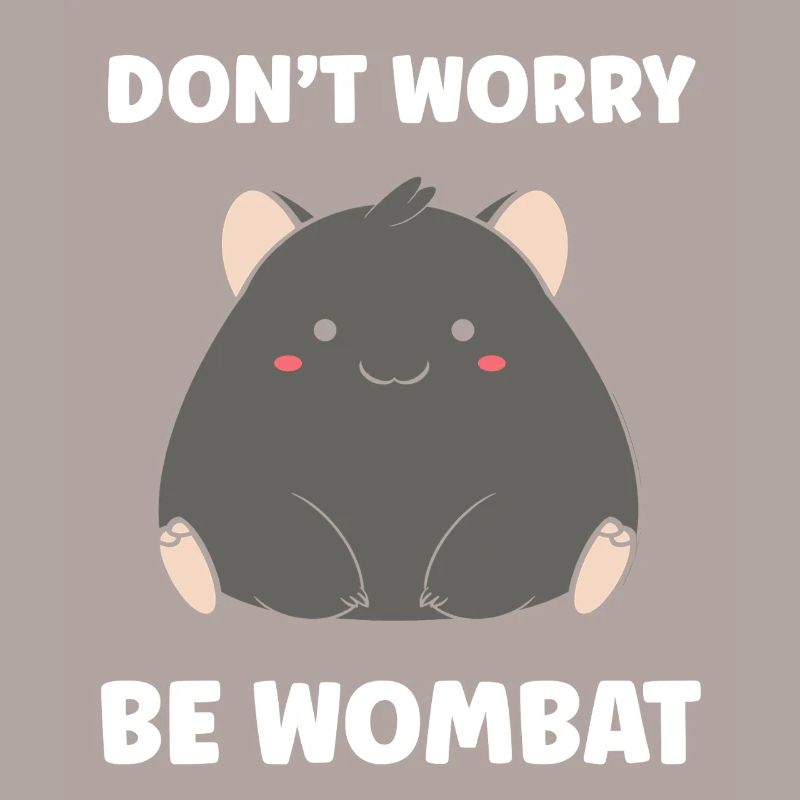 Wombat Peaceful Pattern Joy