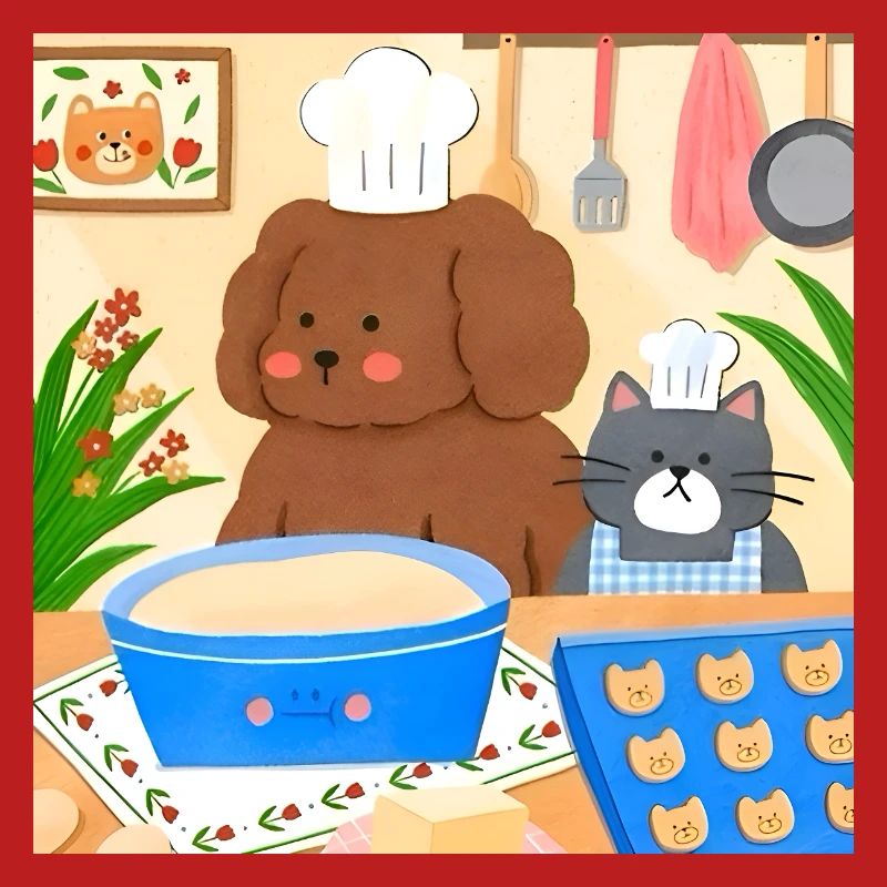 Niedliche Bäcker Illustration