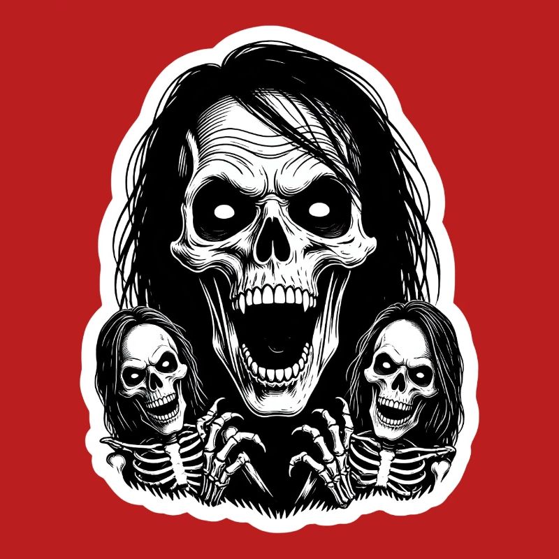 Schreiender Skull