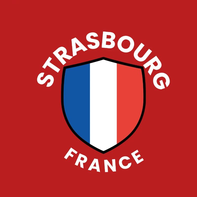 Straßburger Schild Frankreich