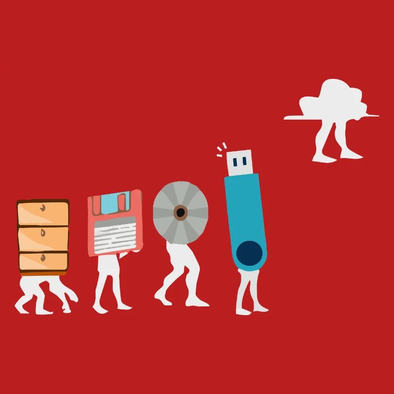 Cloud-Computing-Lustige Programmierer-Daten-KI-Software
