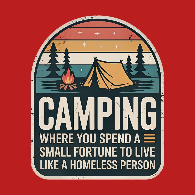 Camping Retro Design
